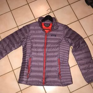Patagonia light purple zip up jacket size M EC